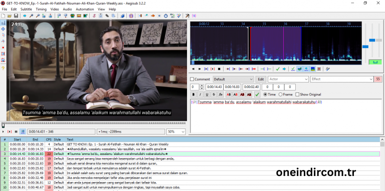 Aegisub v3.2.2 full indir 