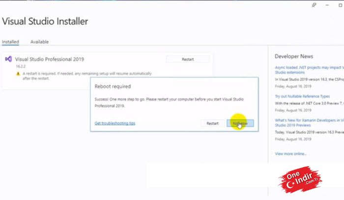 Visual Studio 2019 Indir
