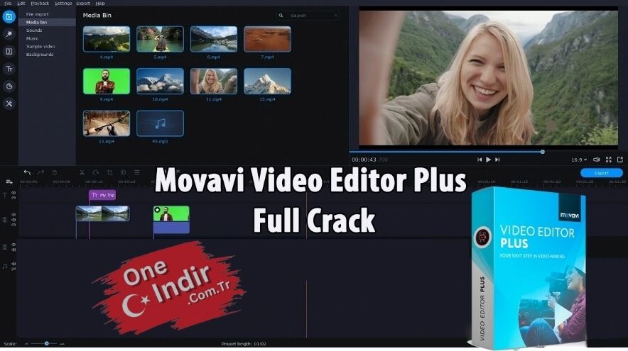 Movavi Video Editor Plus 22 Crack Indir