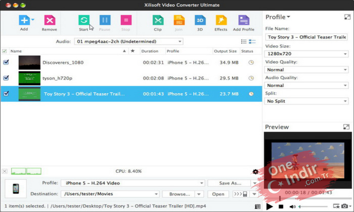 Xilisoft Video Converter Ultimate Full Indir