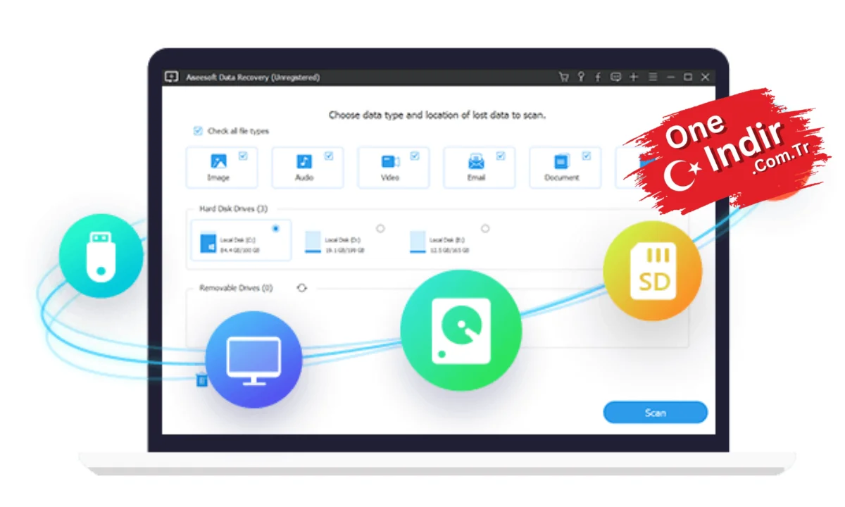 Aiseesoft Data Recovery PC Türkçe