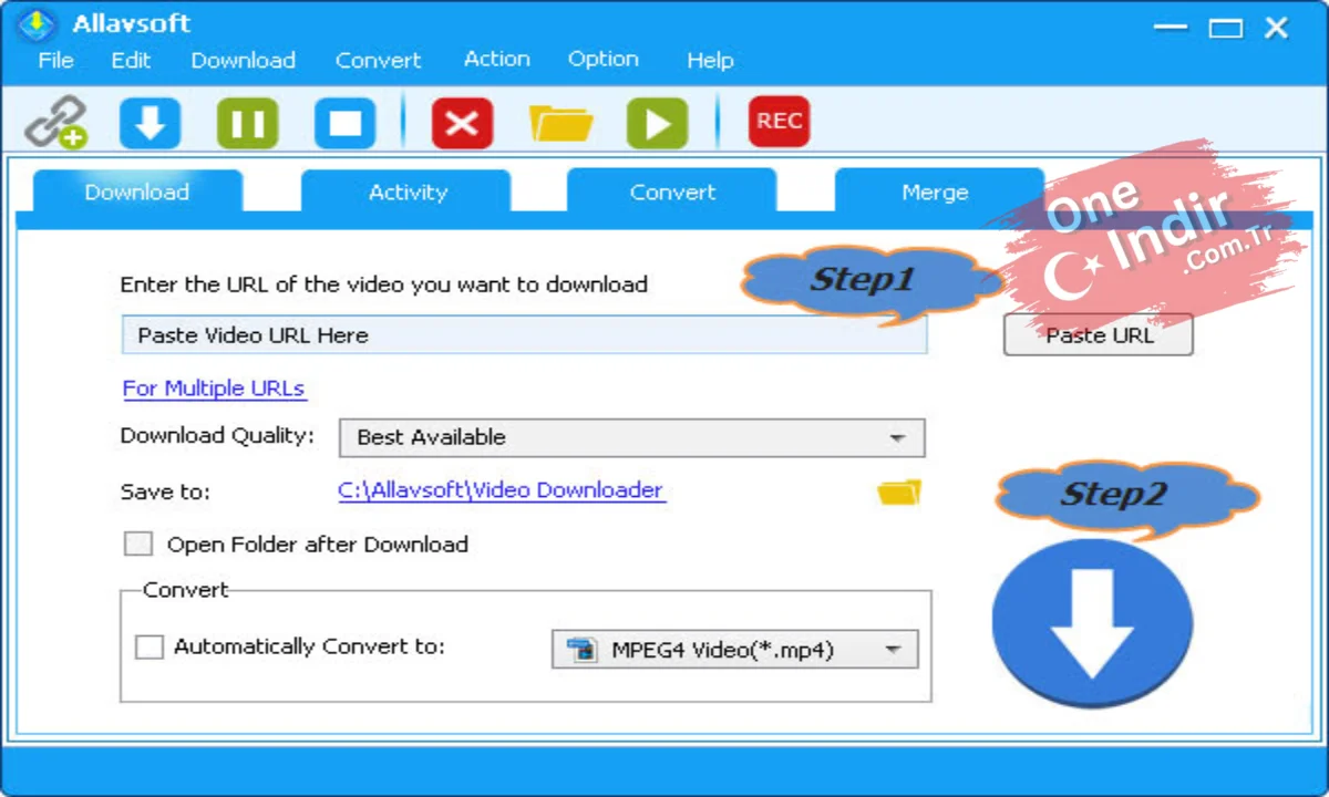 Allavsoft Video Downloader Full PC Türkçe