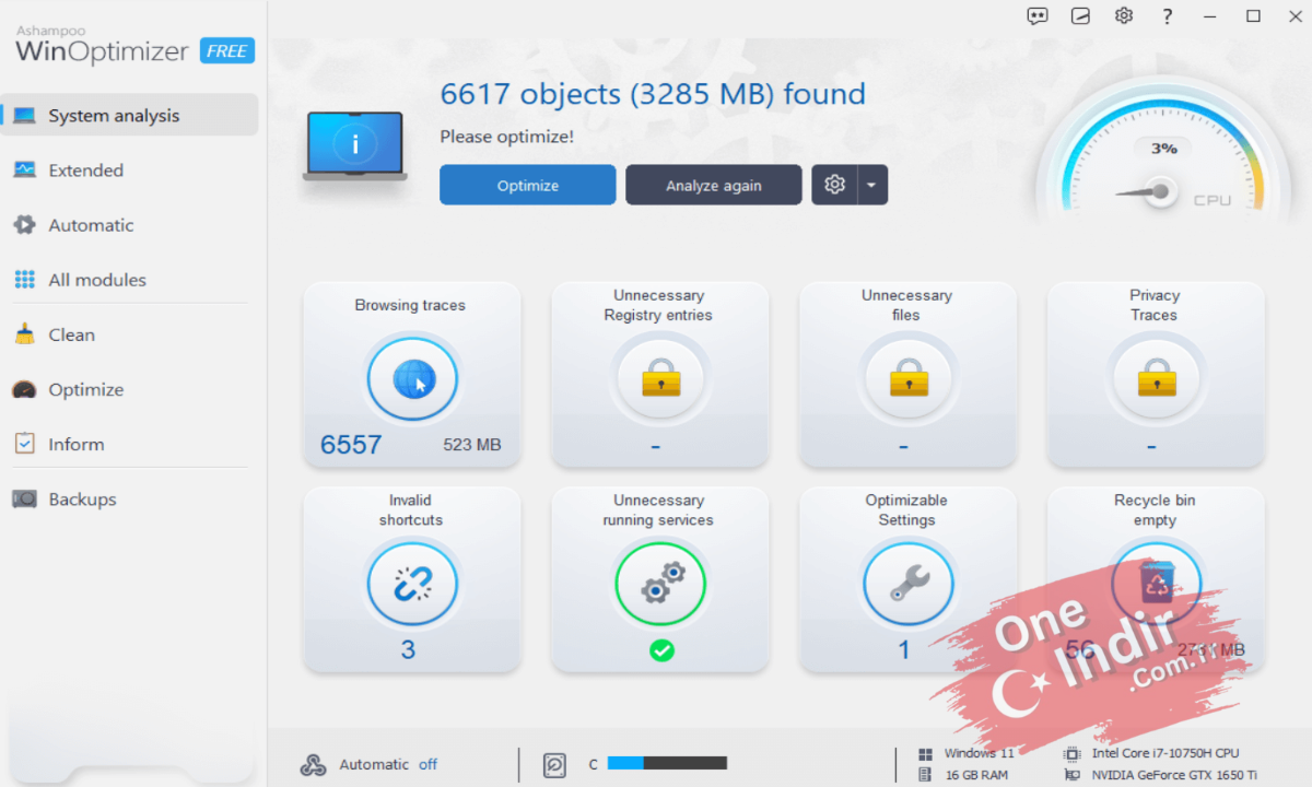 Ashampoo WinOptimizer Full Indir