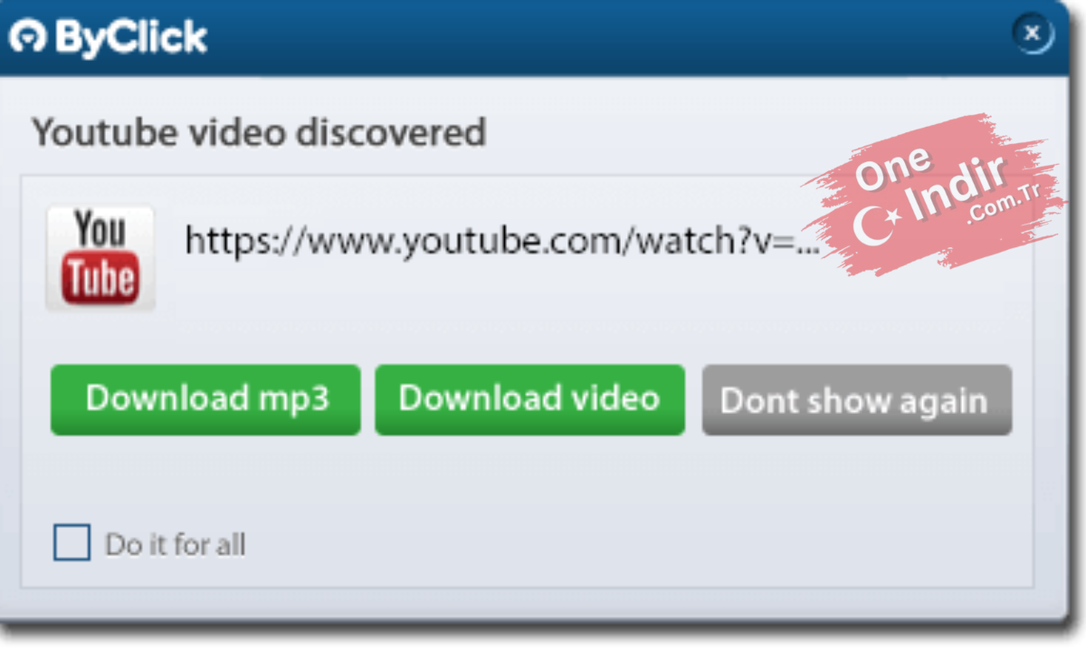 ByClick Downloader Full PC Türkçe
