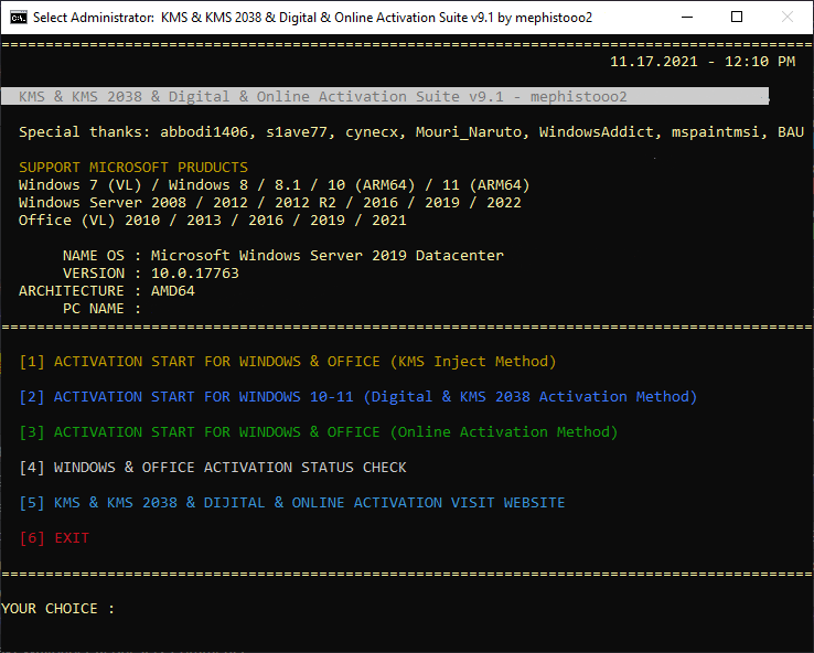 KMS 2038 Digital Online Activation Suite