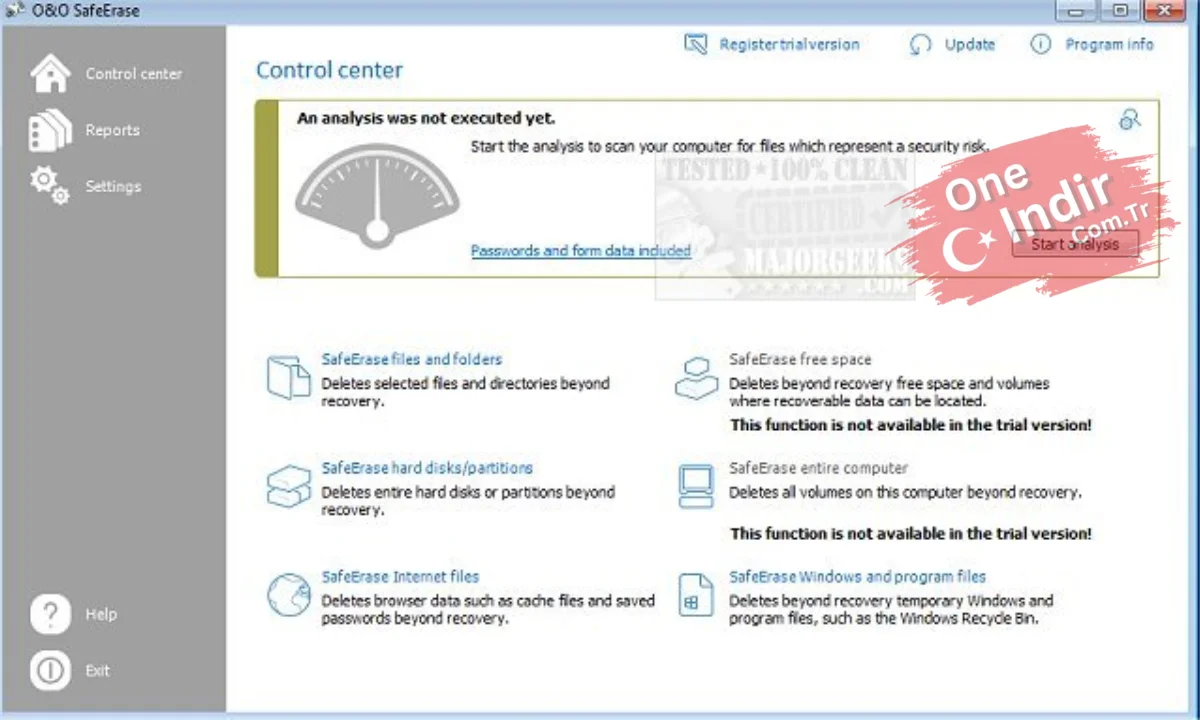 OO SafeErase Pro Full PC Türkçe
