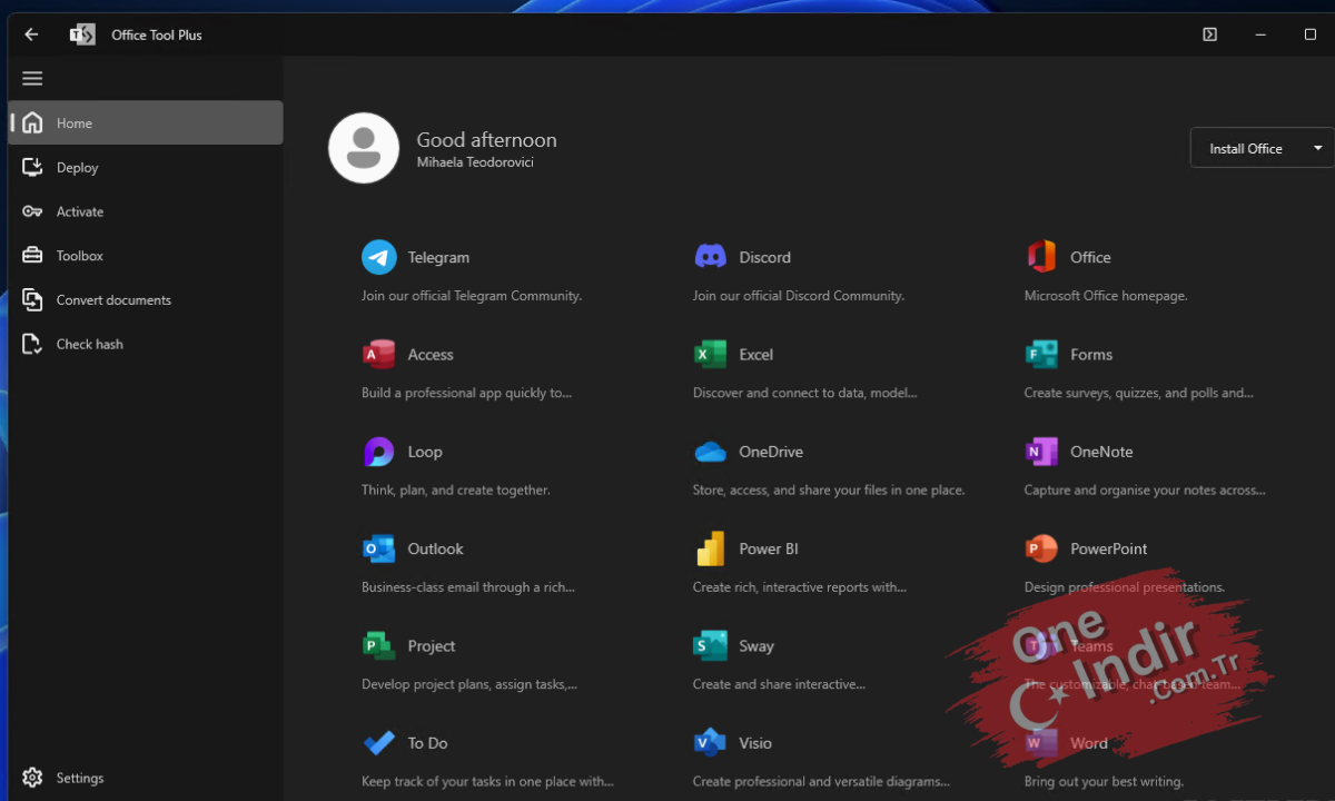 Office Tool Plus Full Indir