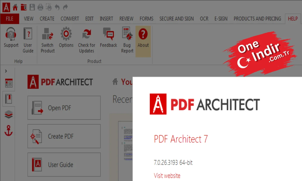 PDF Architect Pro PC Türkçe