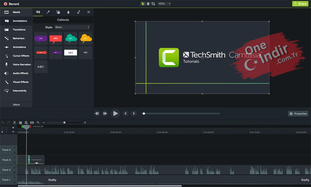 TechSmith Camtasia 10 Full PC Türkçe