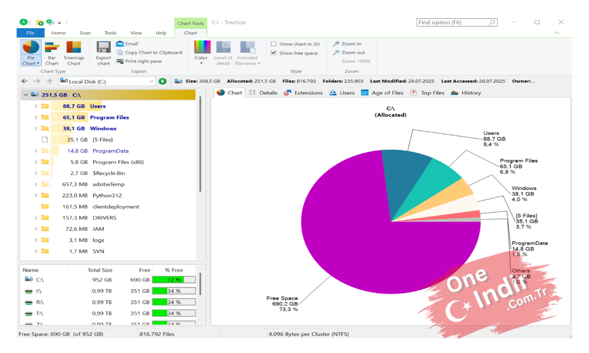 TreeSize Professional Full Indir