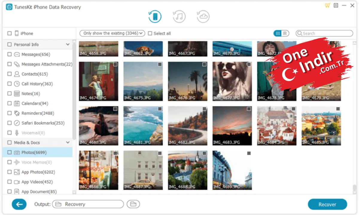 TunesKit iPhone Data Recovery PC Türkçe