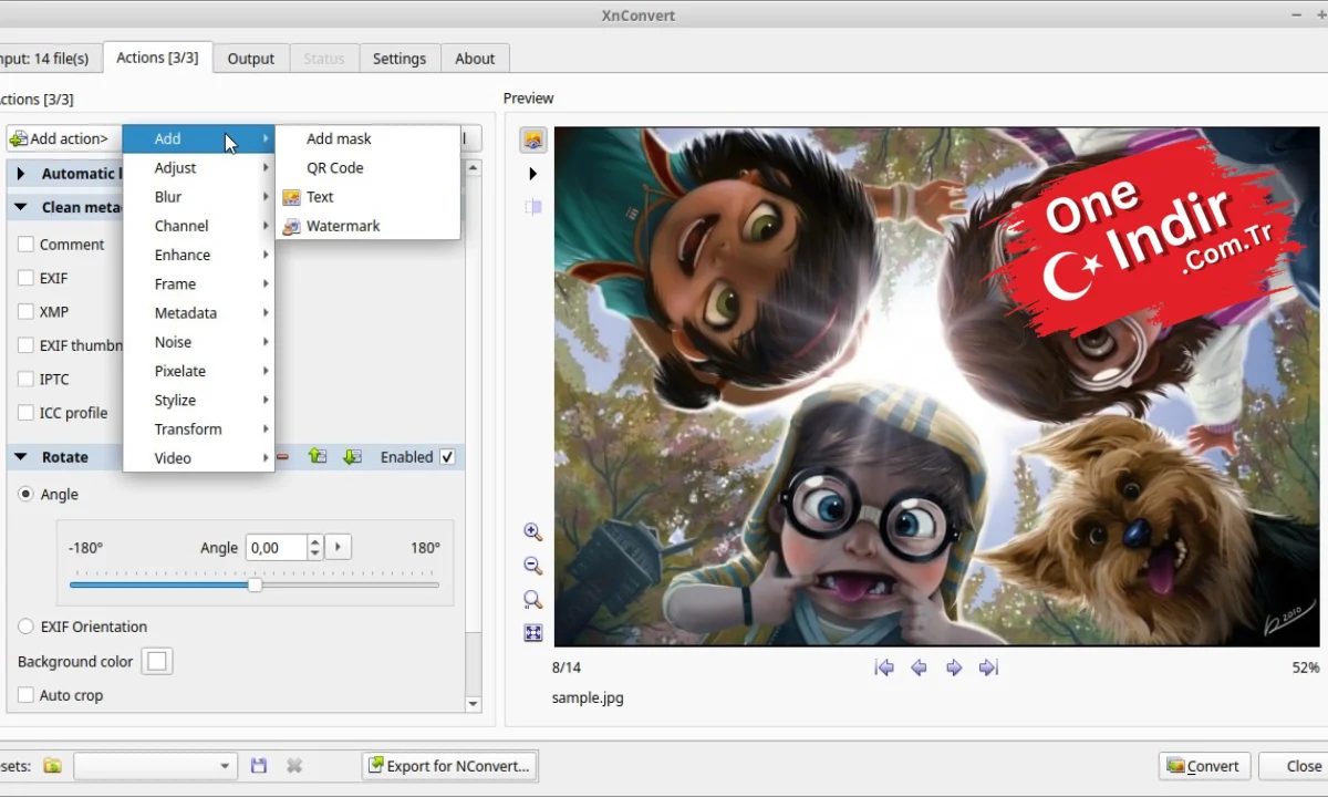 XNConvert Pro PC Türkçe
