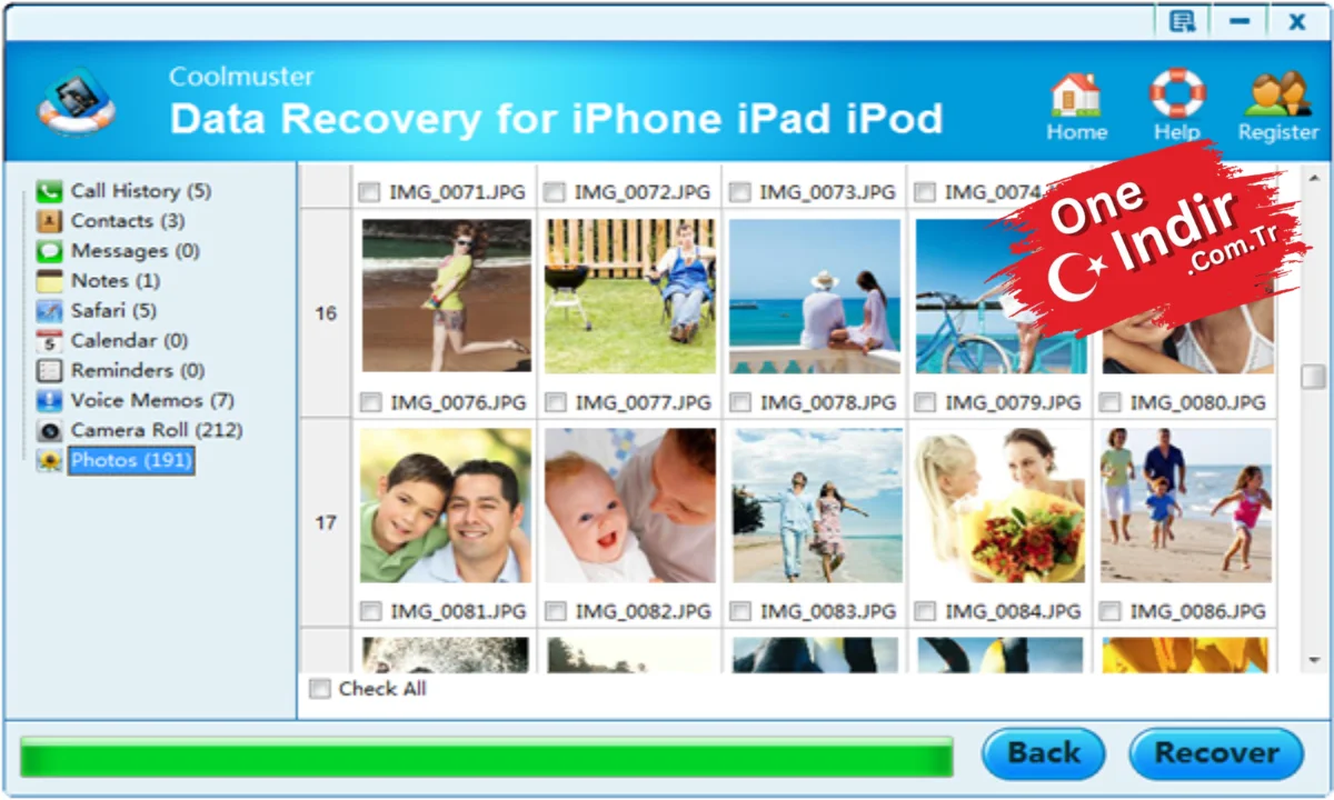 Coolmuster iPhone Data Recovery PC Türkçe
