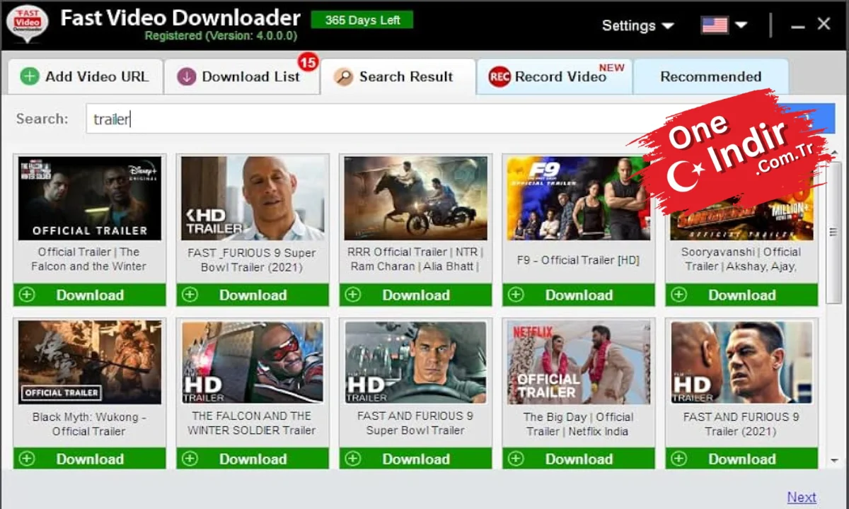 Fast Video Downloader PC Türkçe