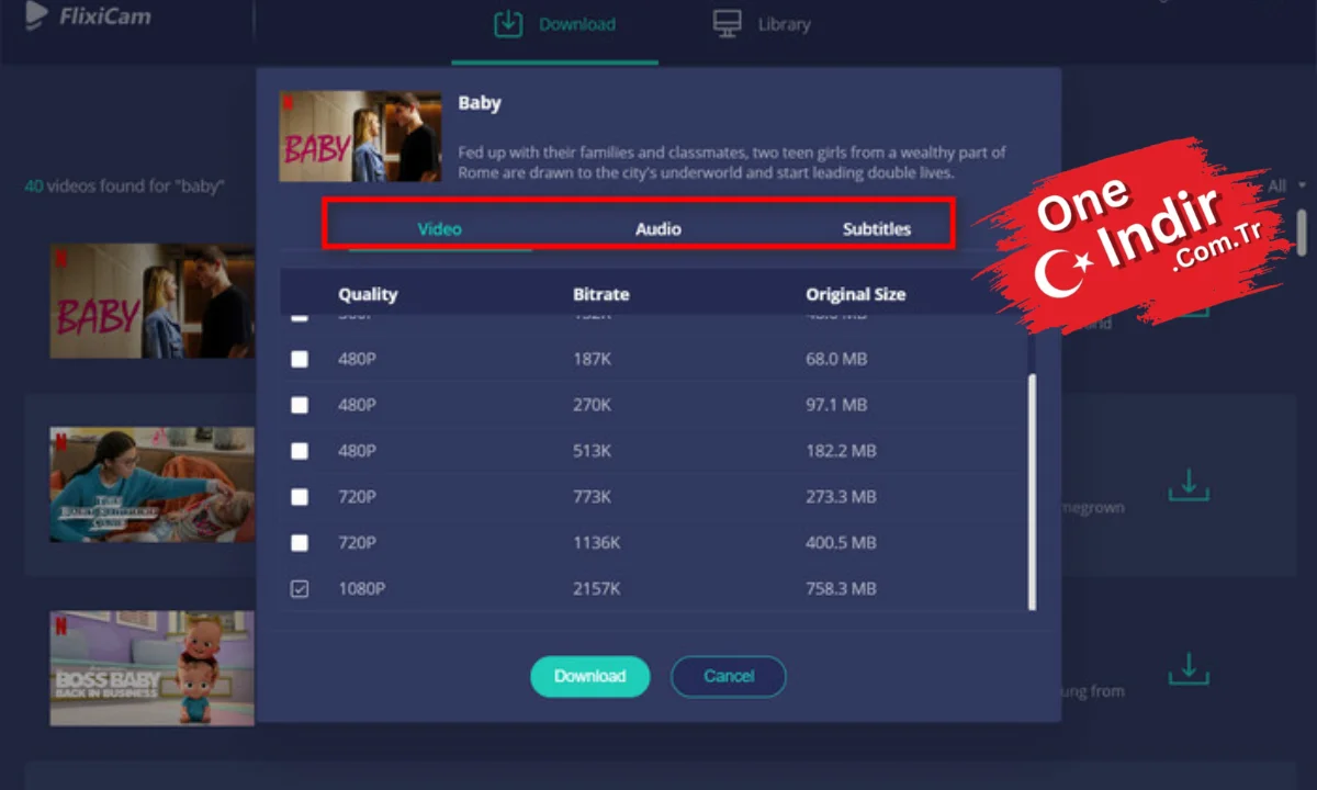 FlexiCam Netflix Video PC Türkçe