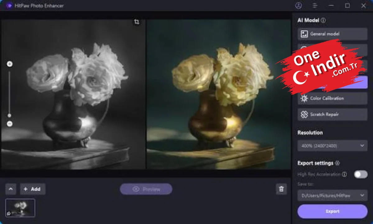 HitPaw Photo Enhancer PC Türkçe