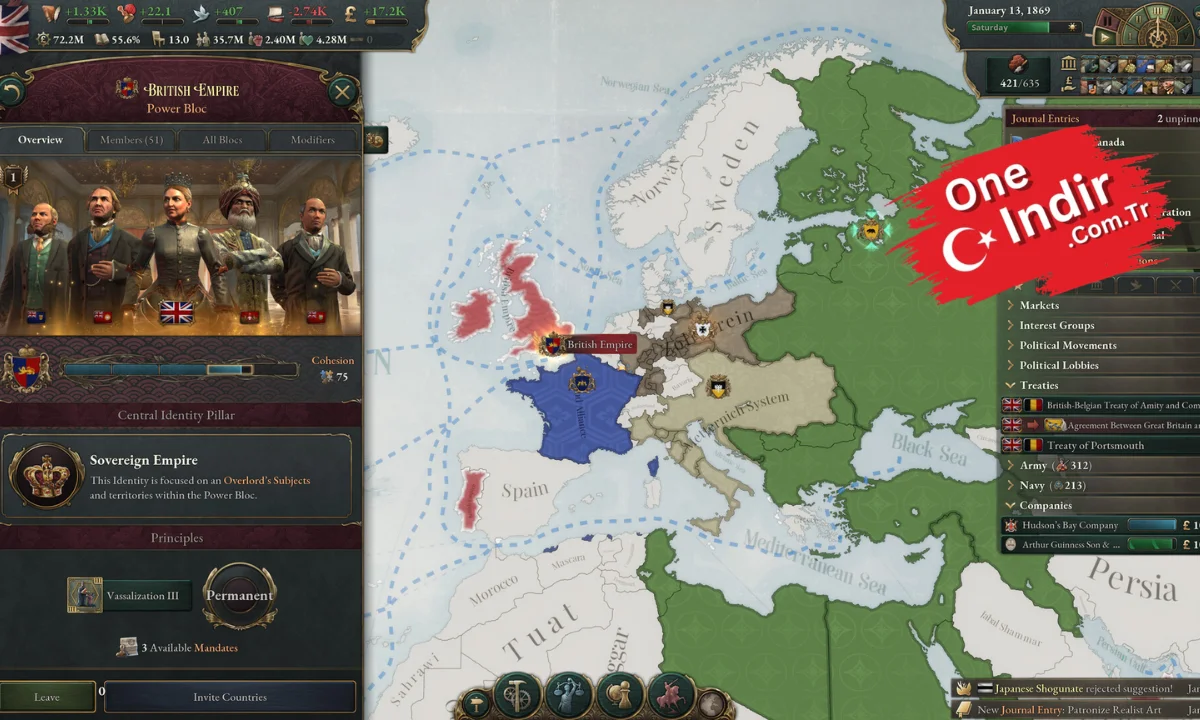 Victoria 3 Full PC Türkçe