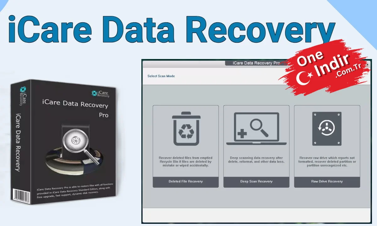 iCare Data Recovery Pro PC Türkçe