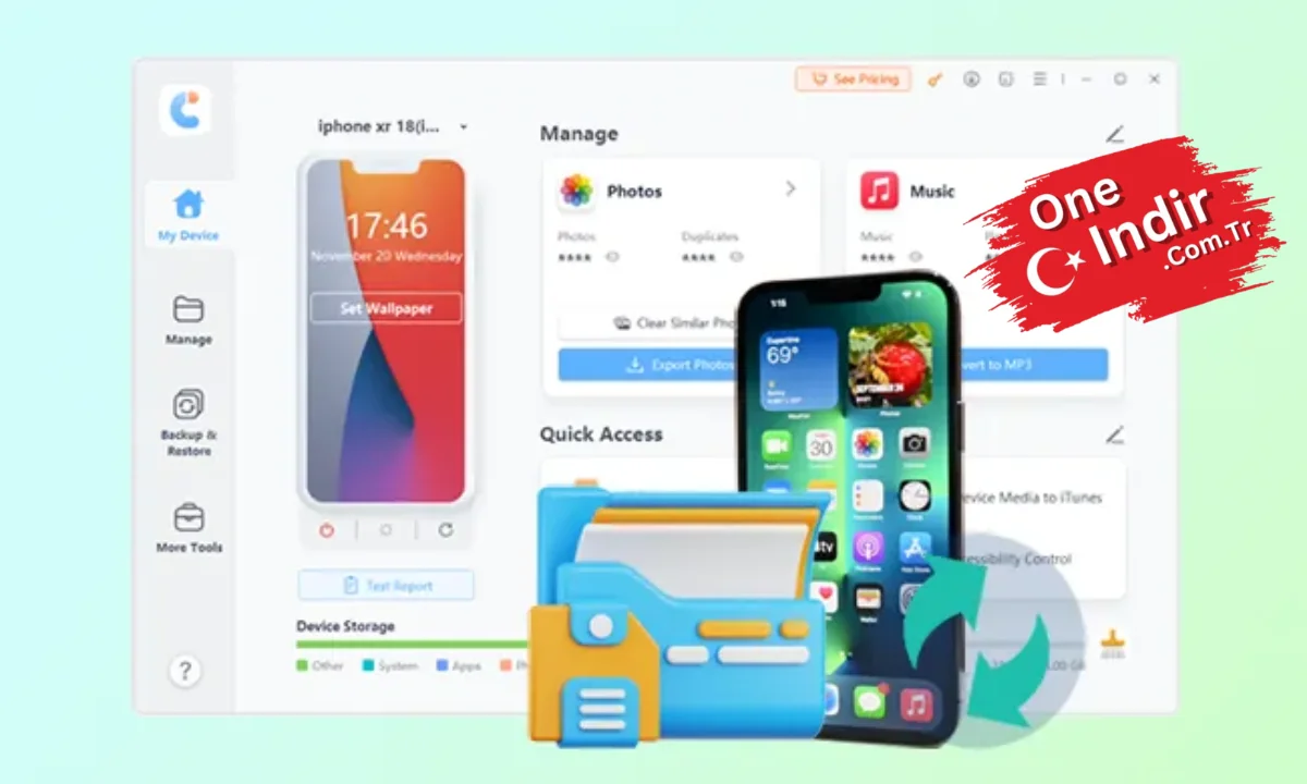 Tenorshare iCareFone for LINE PC Türkçe